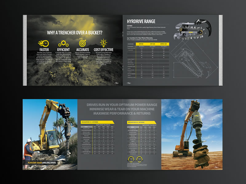 Digga corporate brochure design