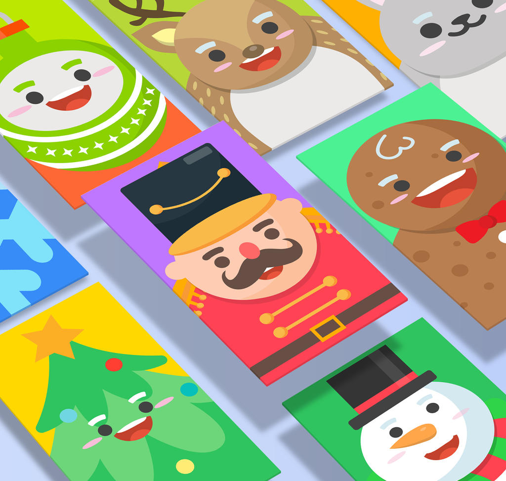 Xmasland Christmas characters design