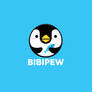 Bibipew Penguin Fish Logo Design