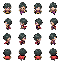 TariToons on X: I made a #Pokémon gen 4/5 style sprite for my