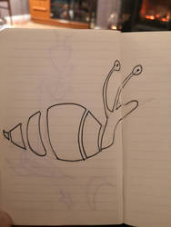 snail doodle 