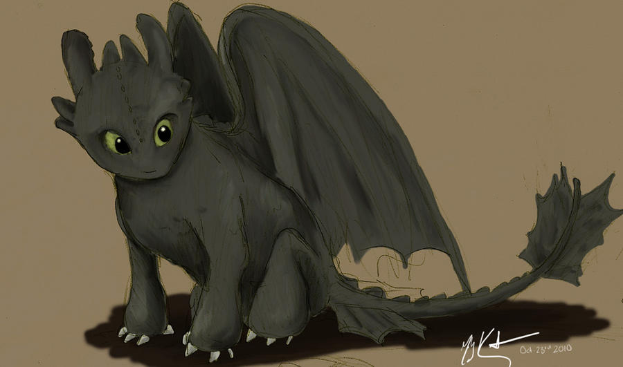 Toothless Doodle by MarikoRose on DeviantArt