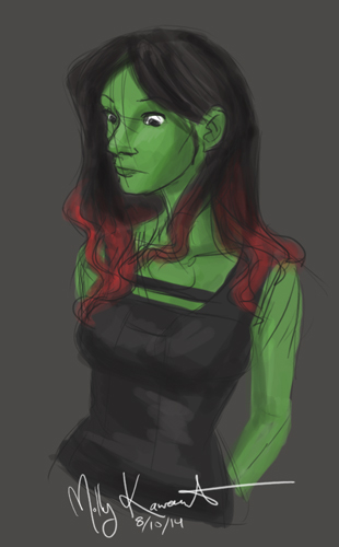 Gamora Speed Paint