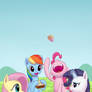 Mane 6 having a Picnic