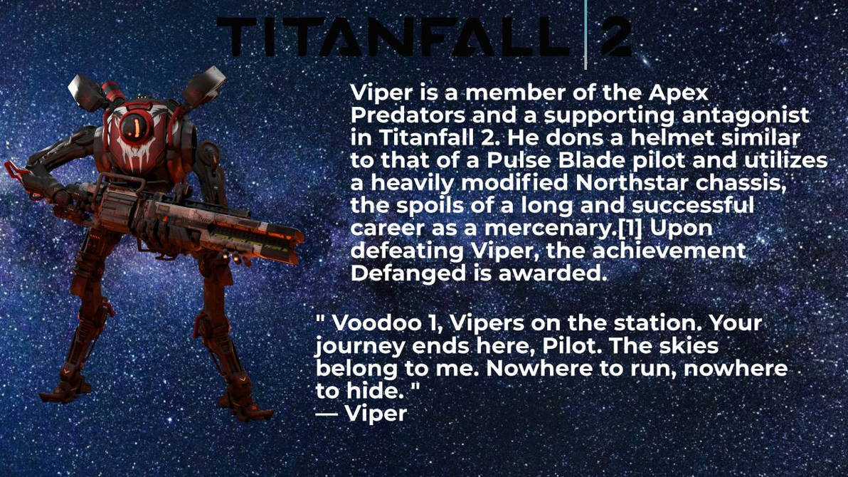 Viper in action, showcasing her piloting skills