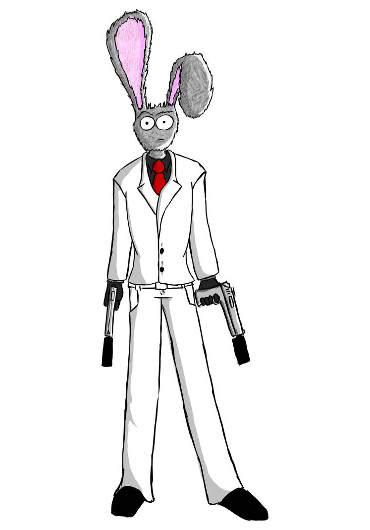 Hitman Rabbit Mask hitman rabbit name undecided by Deanio on DeviantArt