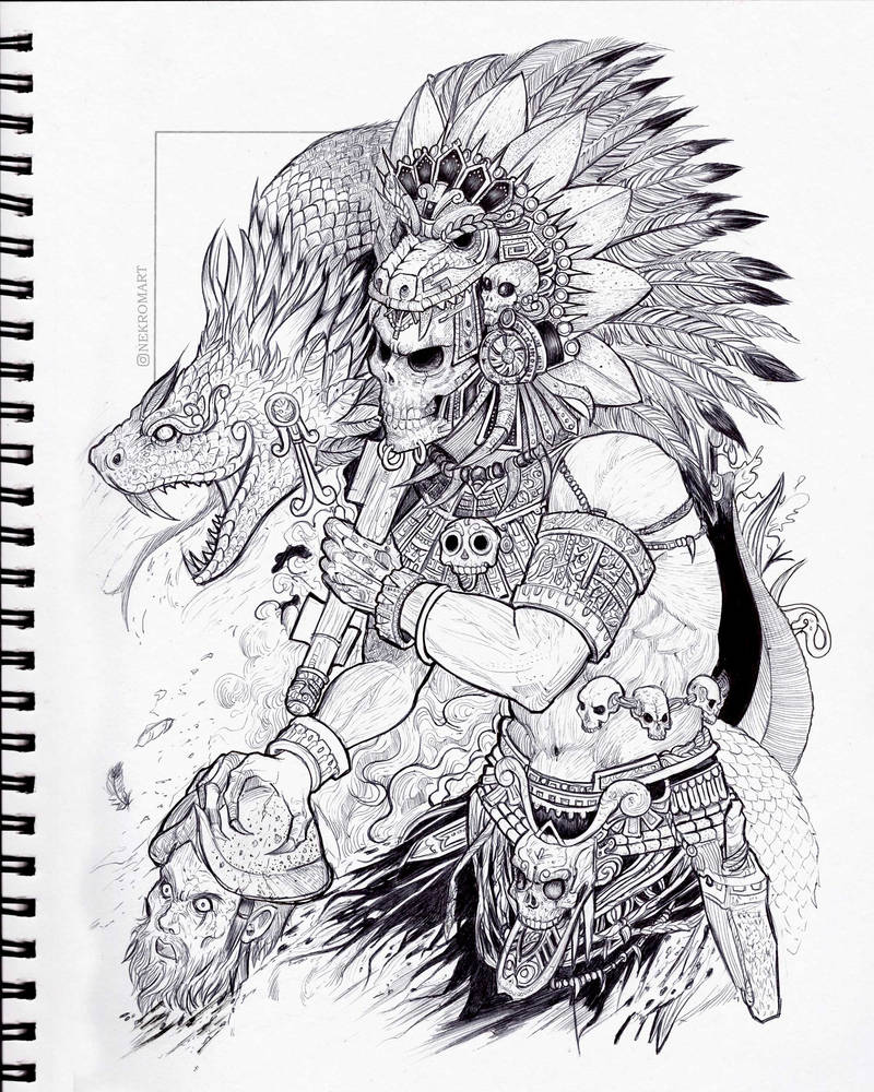 Guerrero Azteca by Nekromart on DeviantArt