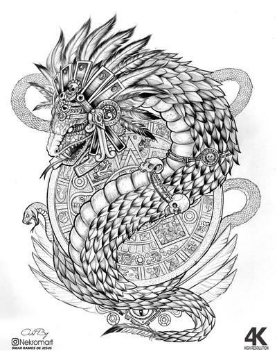 KUKULKAN_QUETZALCOATL by Nekromart on DeviantArt