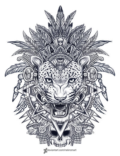 Jaguar Azteca by Nekromart on DeviantArt