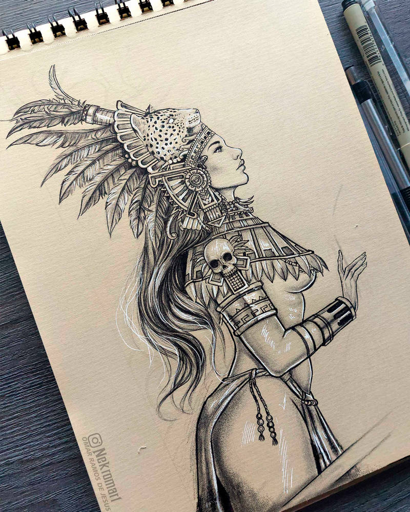 AZTEC GIRL by Nekromart on DeviantArt