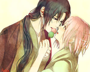 ITACHI AND SAKURA: Eating Dango