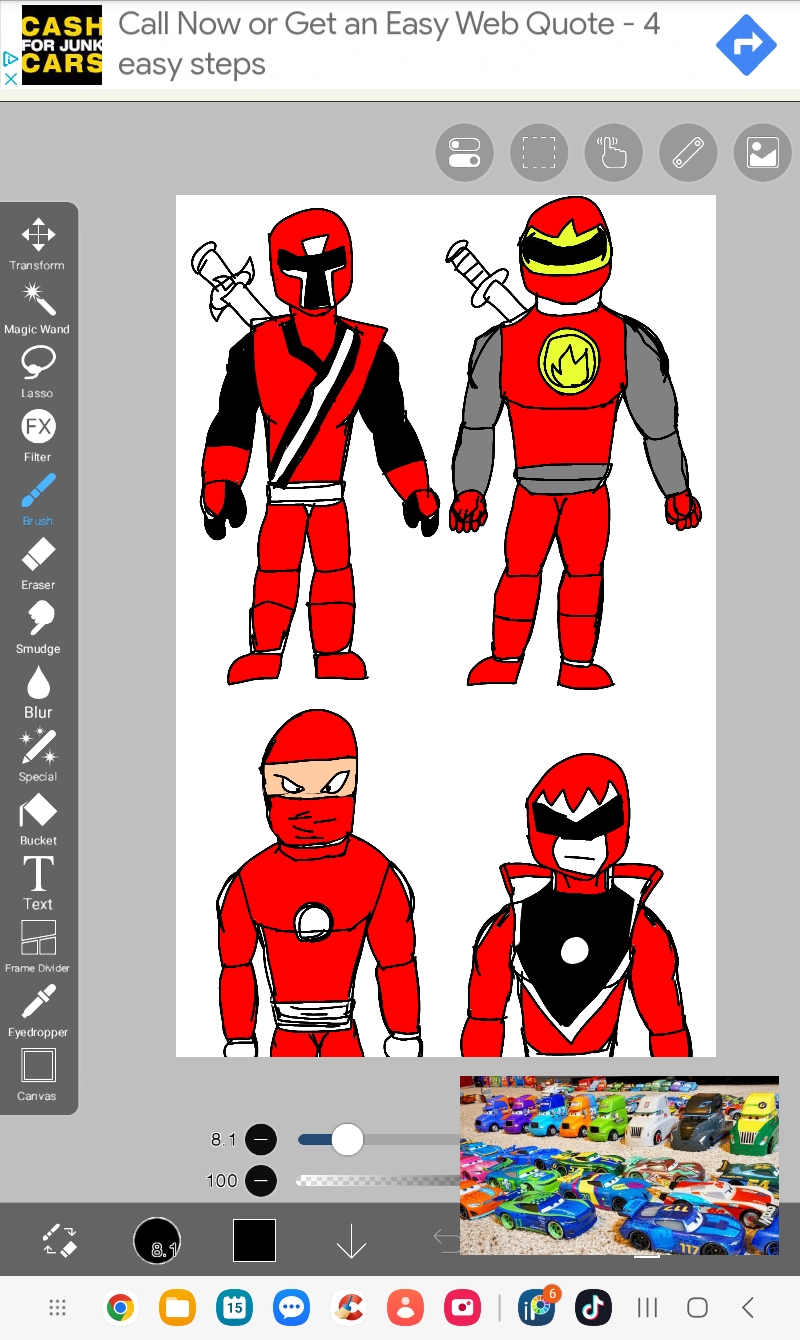 Red ranger fanart collage by ironhide5748 on DeviantArt