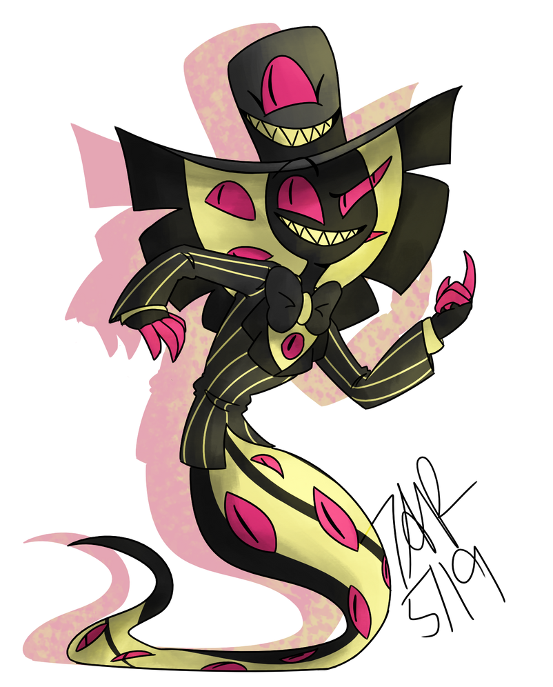 Sir Pentious [HAZBIN HOTEL] by deltaqi on DeviantArt