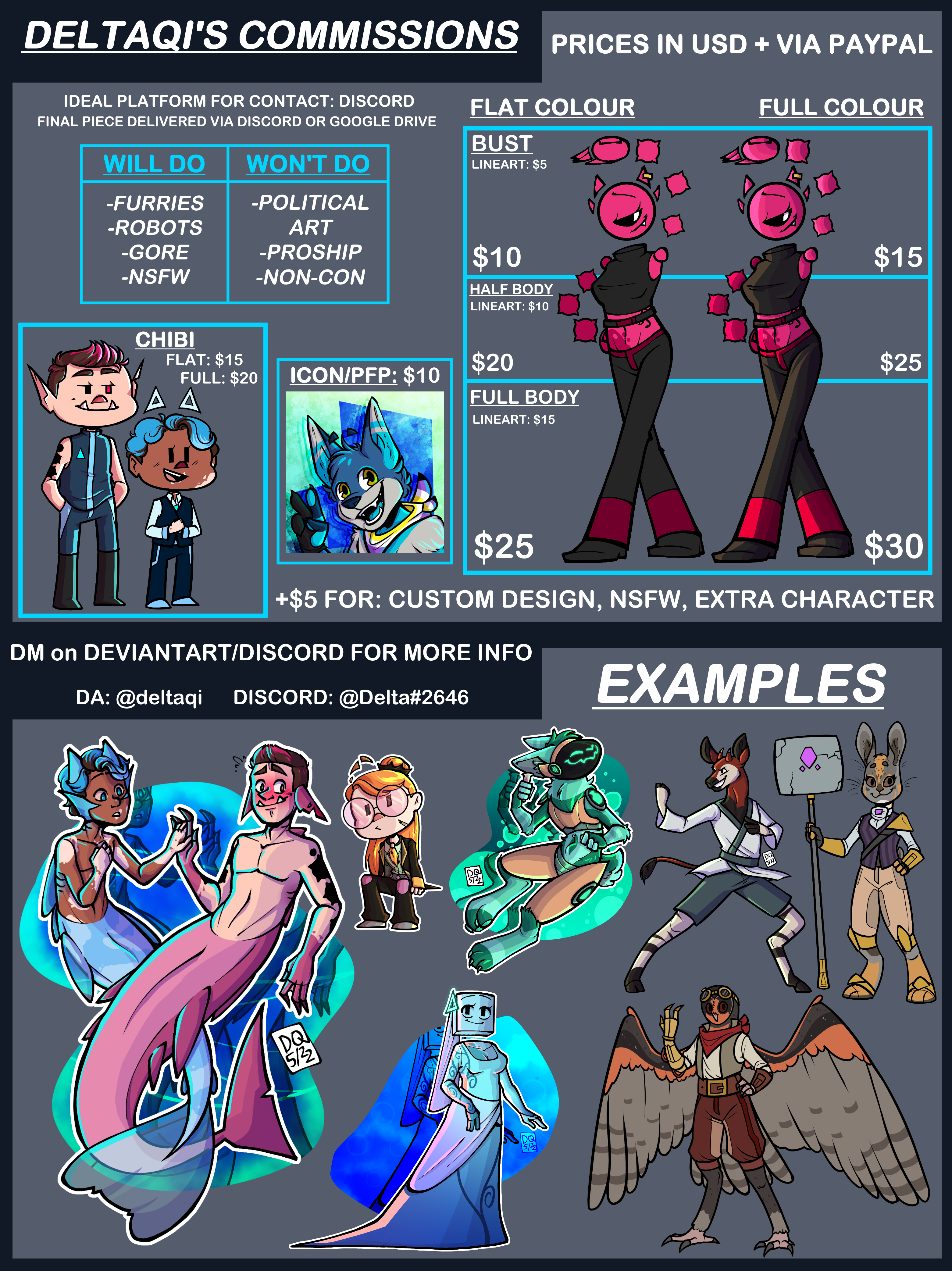 Commission Sheet 2022 [OPEN]