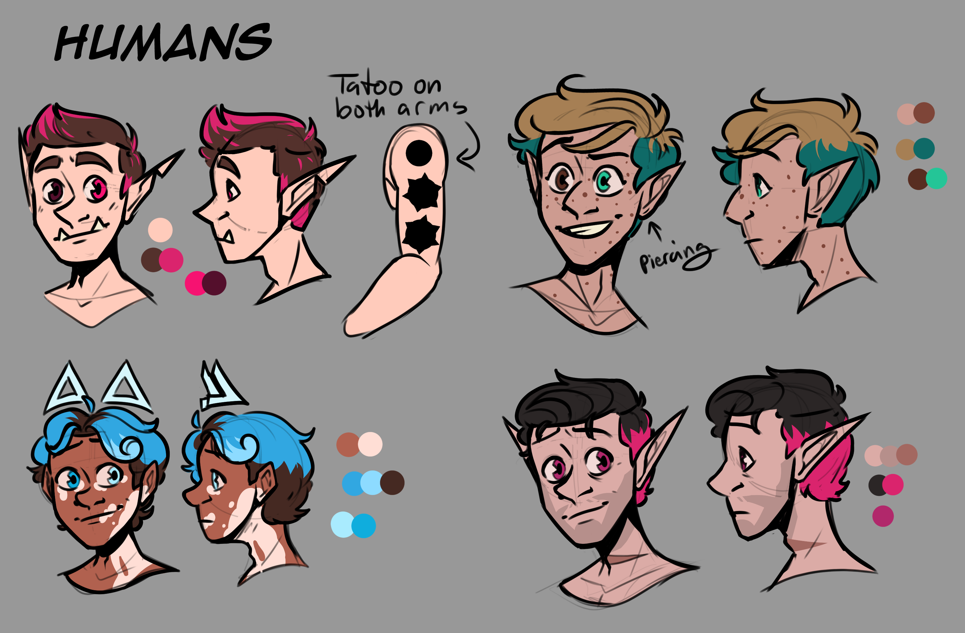 human shapes by deltaqi on DeviantArt