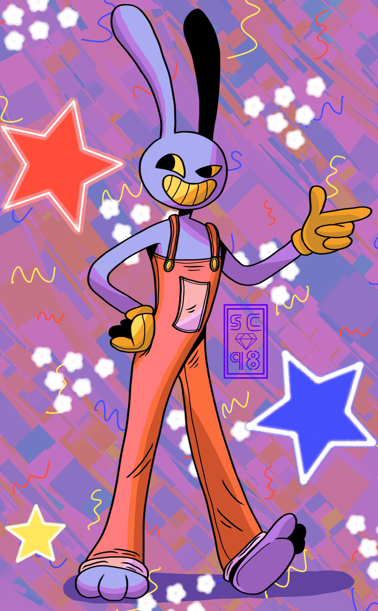 Jax the Rubber Rabbit Toy by SavannahCason on DeviantArt