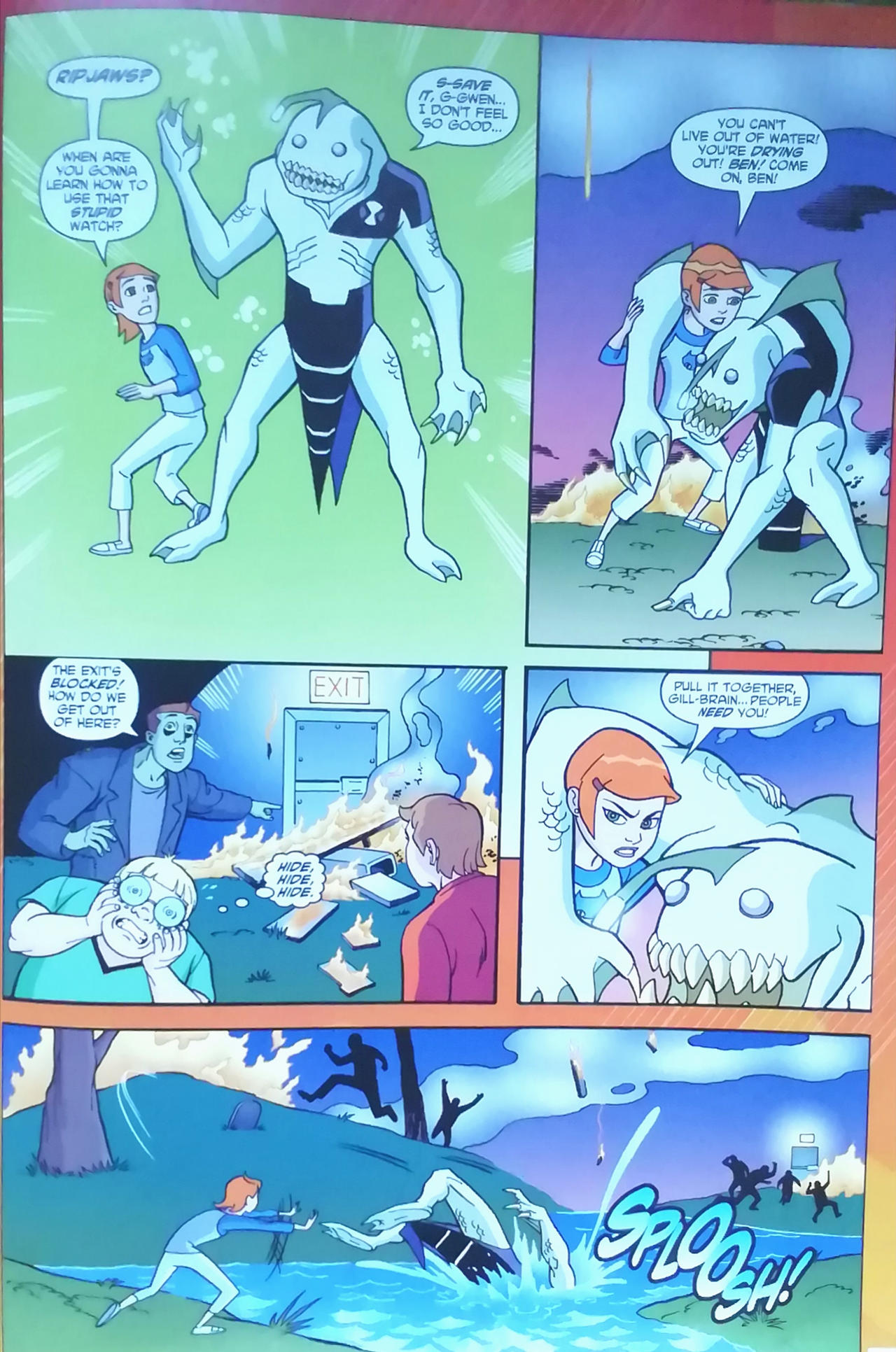 Ben10 save a life page 4