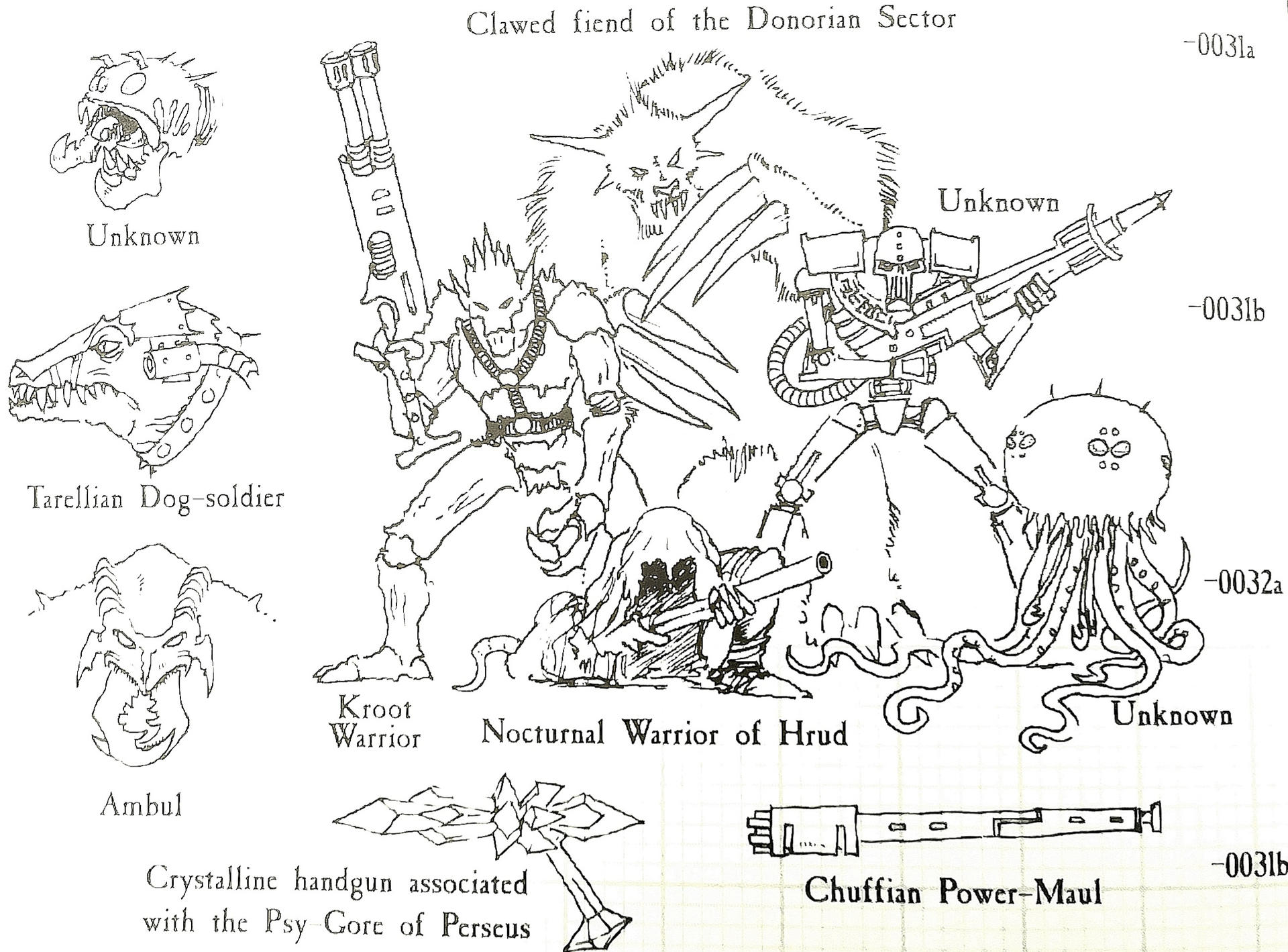 Space Marine ART enemy's