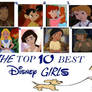 The top 10 Disney girls