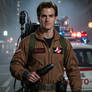 Andrew Garfield as cartoon Peter Venkman