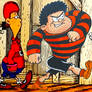Dennis the menace as dr livesey