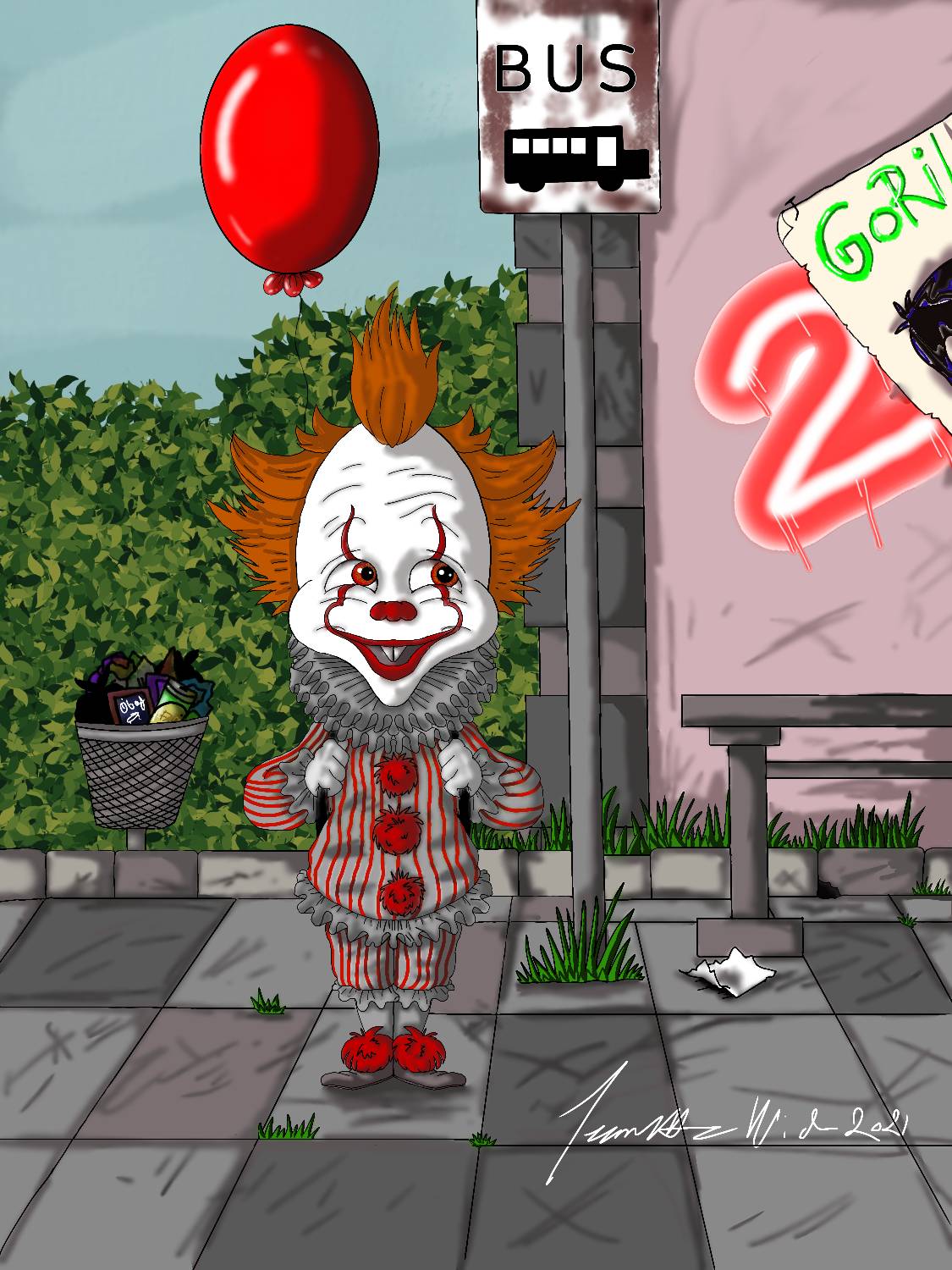 Pennywise Math Pennywise on their way to school^^ by Mumriksworld on DeviantArt