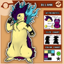 BLLANK the Typhlosion REF SHEET -POINT COMMISSION-