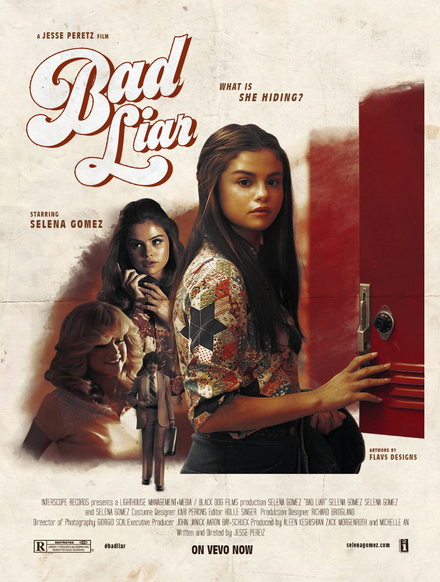 Selena Gomez Bad Liar Poster By Flavs9701 On Deviantart Selena Gomez Bad Liar Poster By Flavs9701 On Deviantart