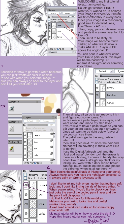 Lineart tutorial - RECHECK