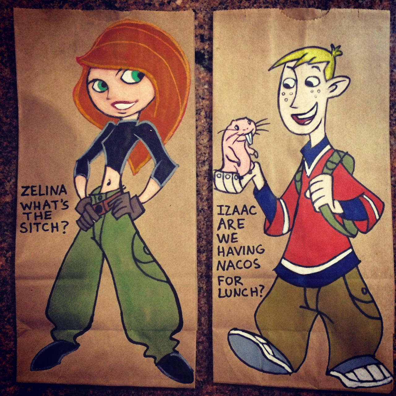 Kim Possible Ron Rapper Deviantart Kim Possible and Ron Stoppable by JEDIJNX on DeviantArt
