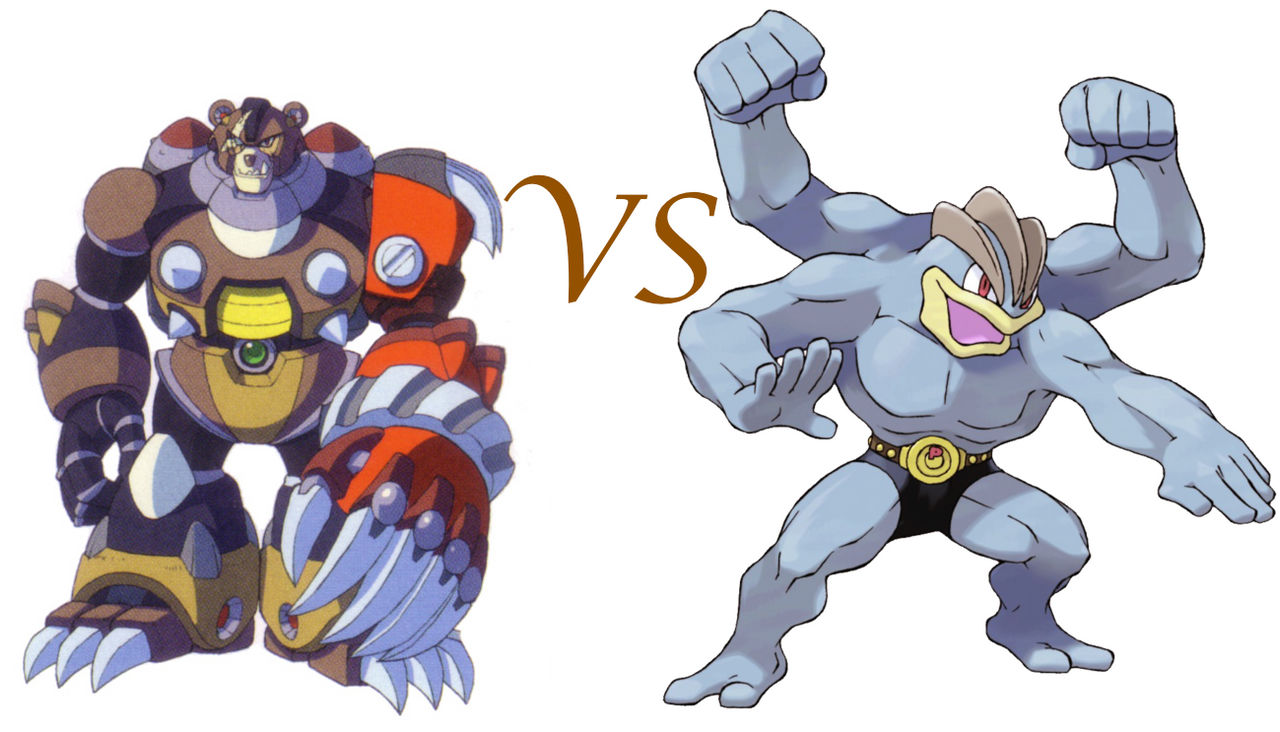 Crescent Grizzly vs. Machamp by JapaneseAnimeBeetle on DeviantArt