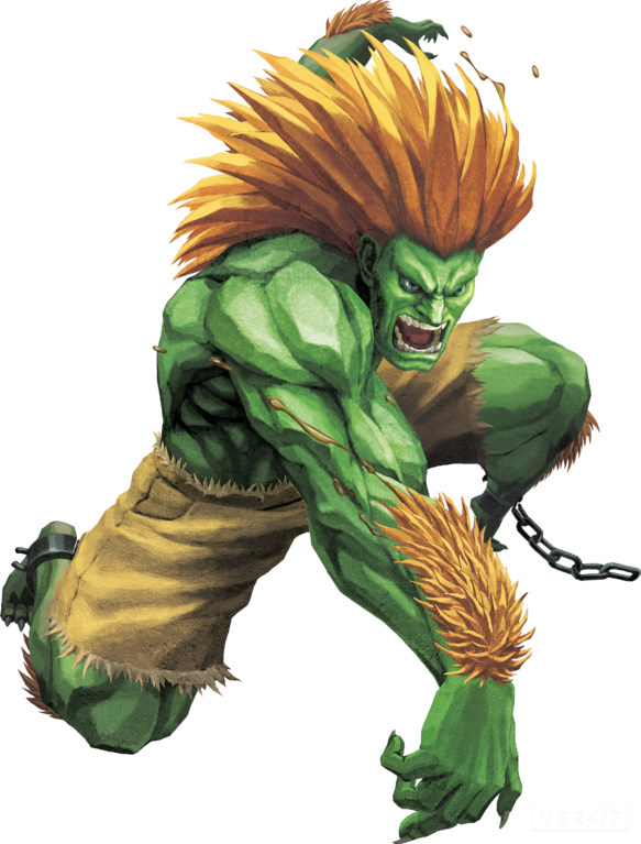 Check out Blanka's story that has him trying to promote his Blanka