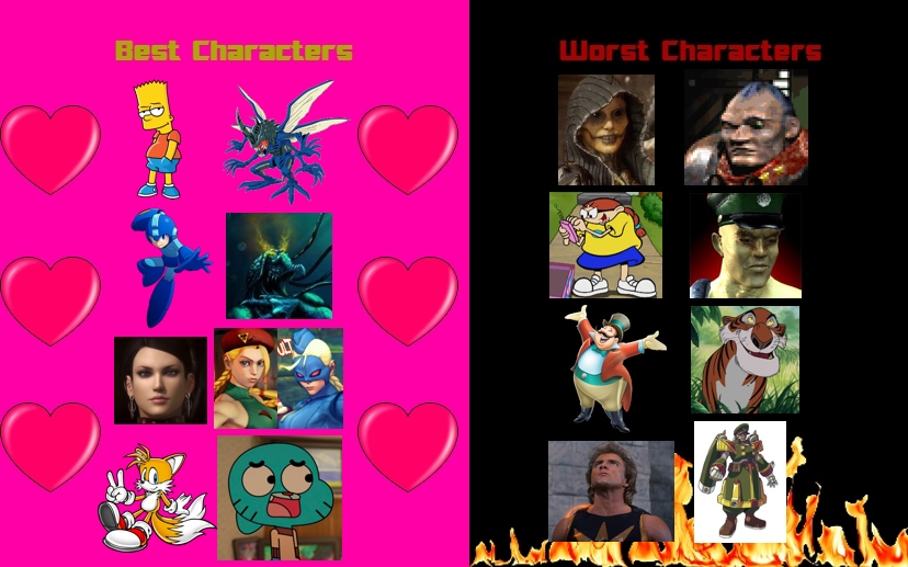 My Best And Worst Characters By Coolunderachiever On Deviantart My Best And Worst Characters By Coolunderachiever On Deviantart