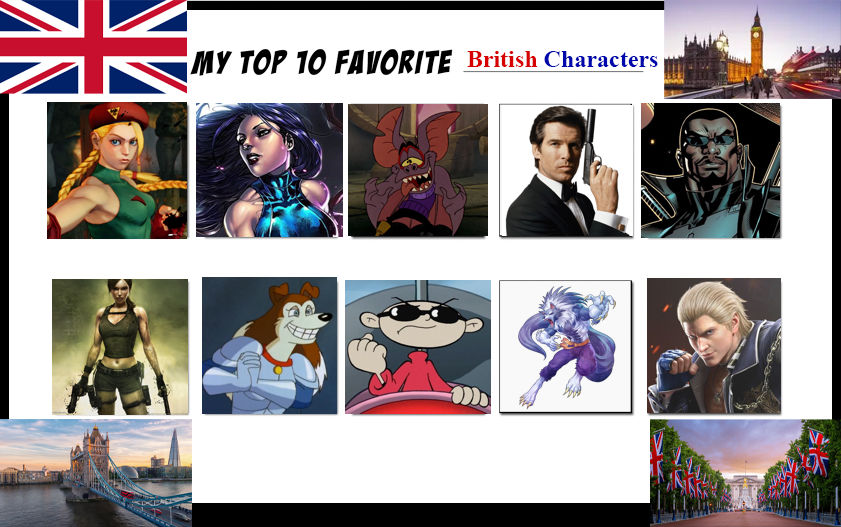 My Top 10 Favorite British Characters by EdmondTheXenoBeetle on DeviantArt