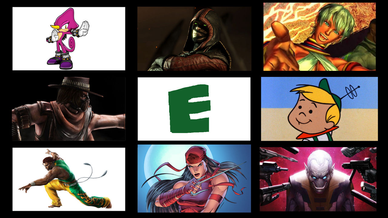 My Favorite Letter E Characters by JapaneseAnimeBeetleX on DeviantArt