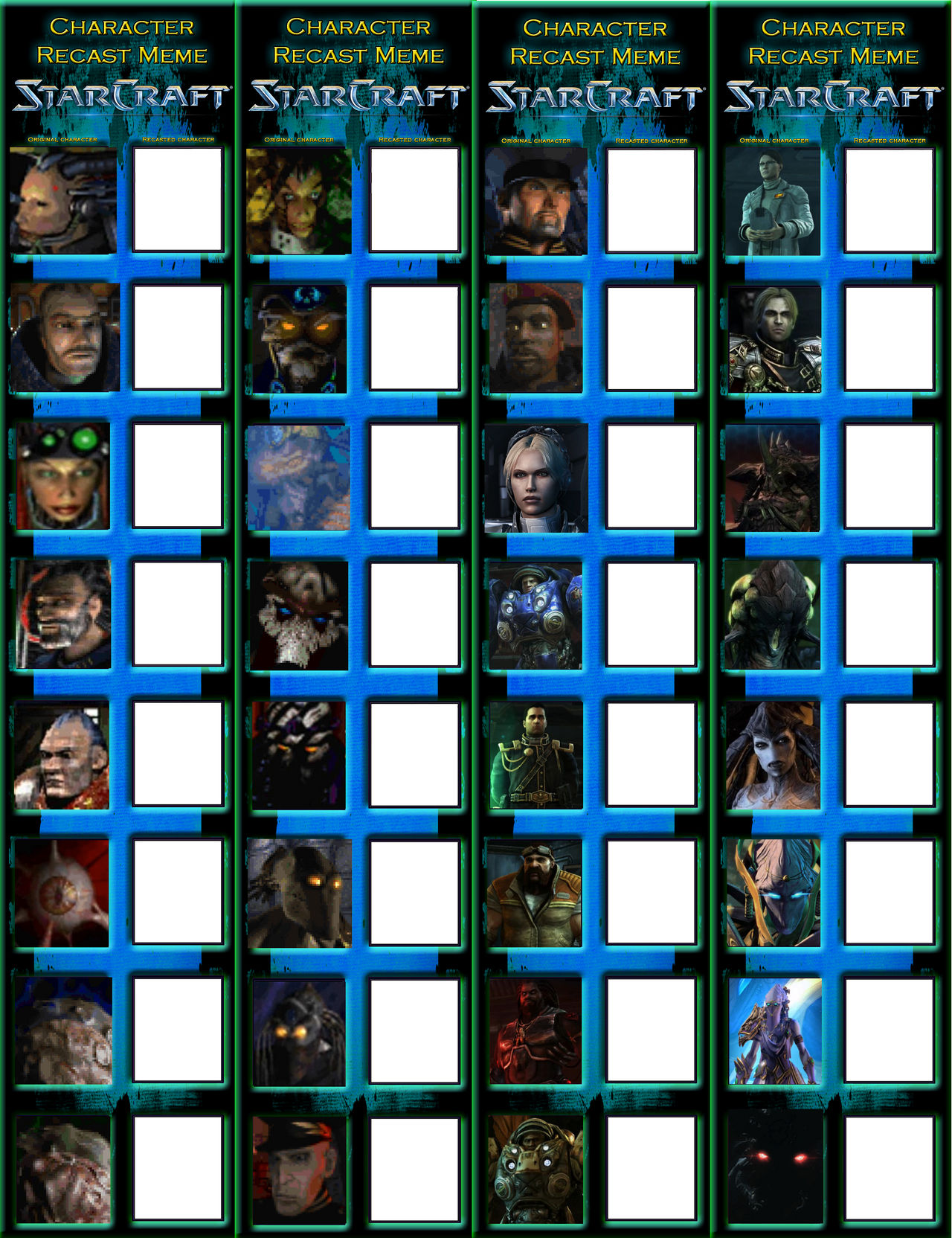 Recast Deviantart Base StarCraft Recast Template by JapaneseAnimeBeetleX on DeviantArt