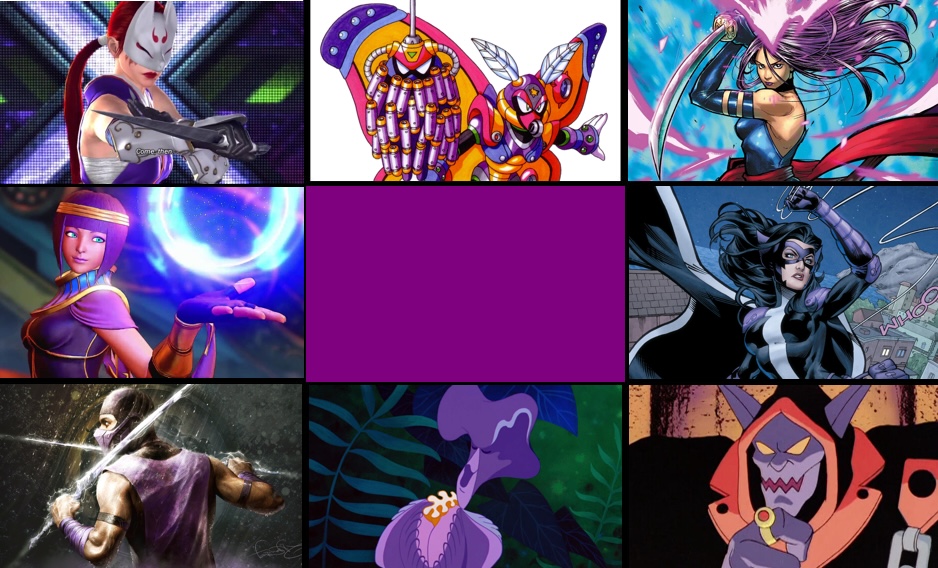 Purple Character Examples My Favorite Purple Characters by JapaneseAnimeBeetleX on DeviantArt