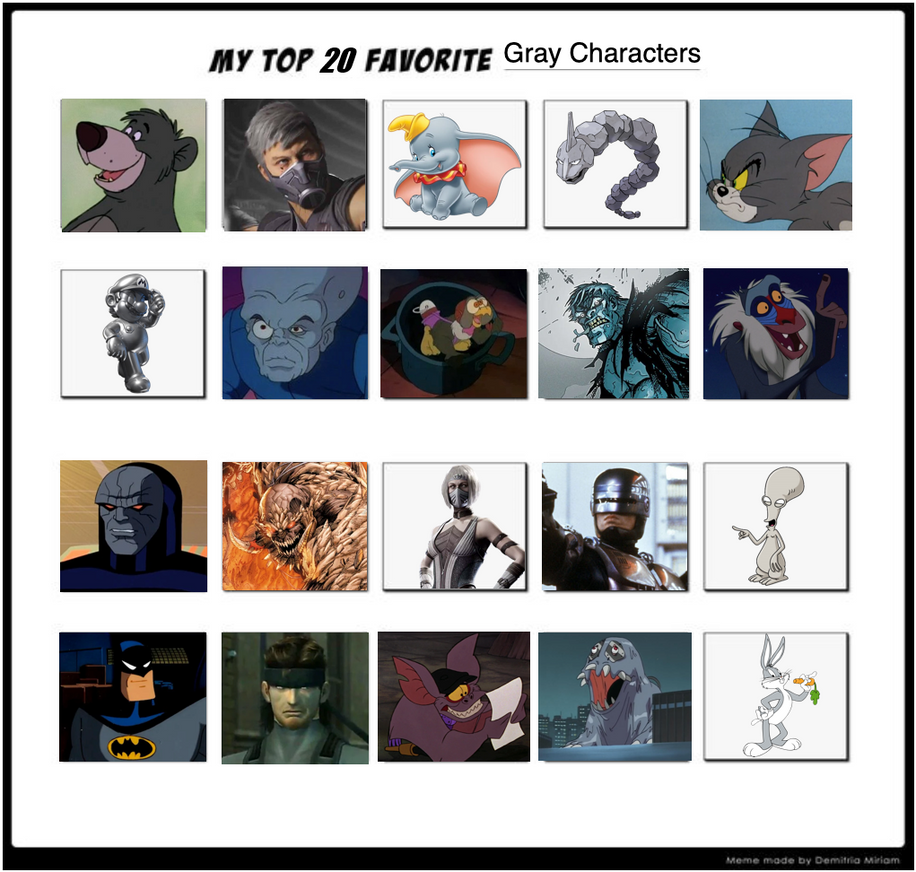 My Top 20 Favorite Gray Characters by JapaneseAnimeBeetleX on DeviantArt