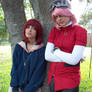 FLCL-Haruko and Mamimi