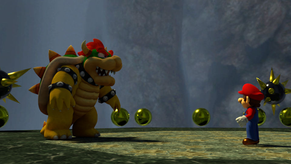 Mario Attacking Super Mario 64 HD - Bowser Fight #1 by Holo-Mario on DeviantArt