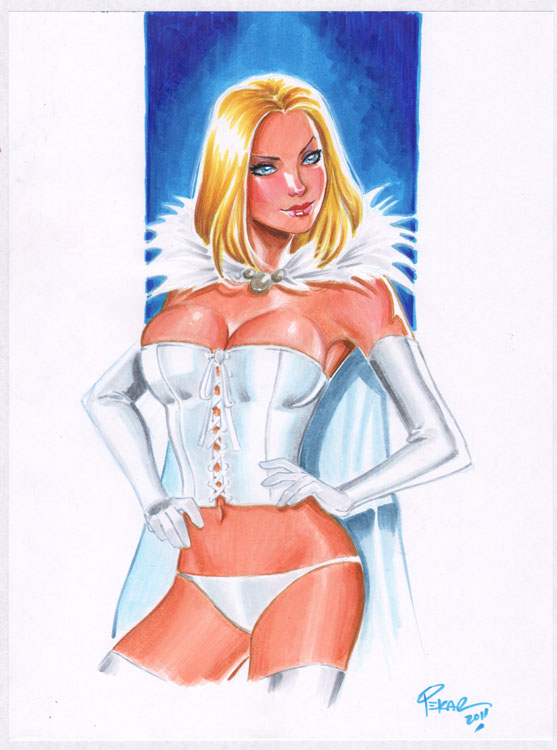 White Queen - copics