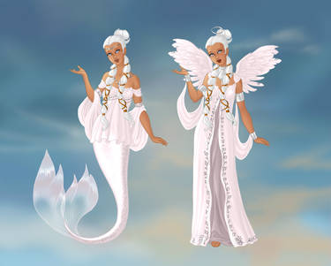 Mermaid and Angel Yue