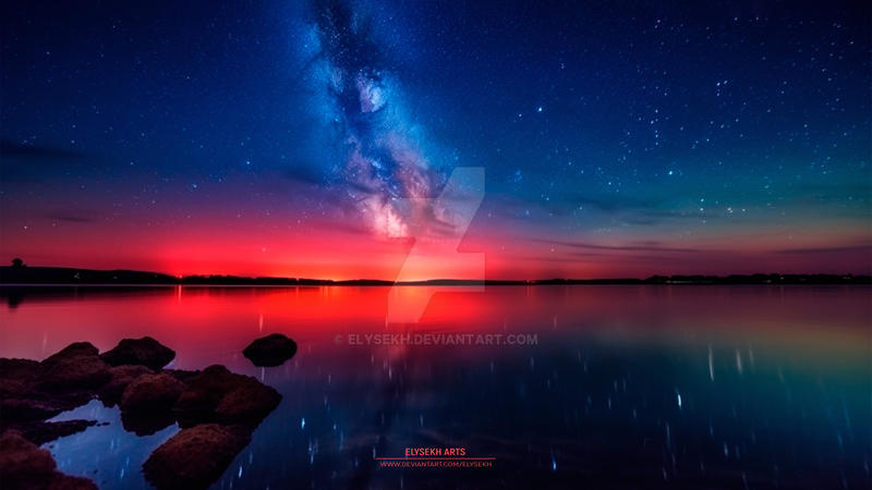 Intense sunset by Elysekh on DeviantArt