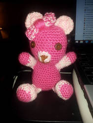 Qwuaaazi the Amigurumi bear, (not my pattern)