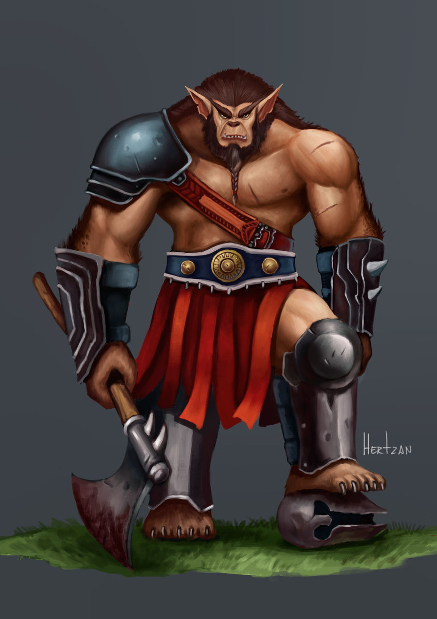 Bugbear warrior by santiagohertzan on DeviantArt