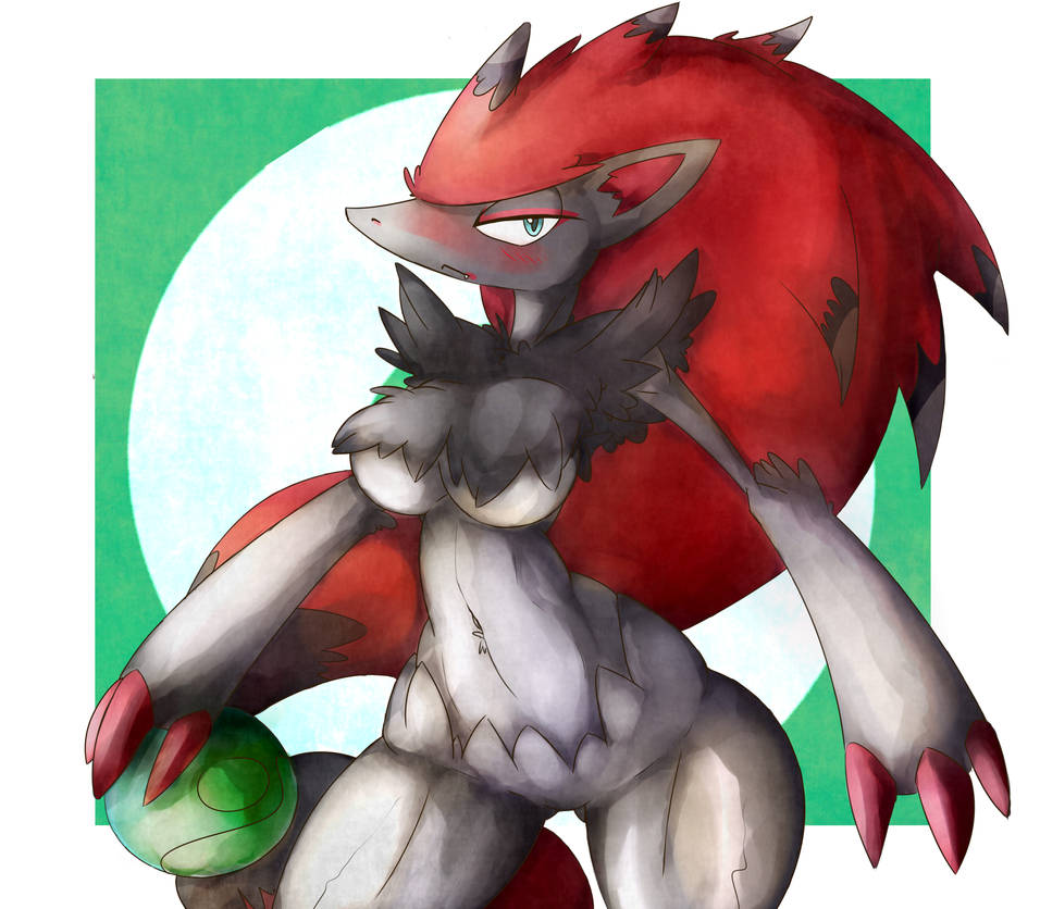 Gift Art A Very Embarrassed Zoroark By Wouhlven On DeviantArt
