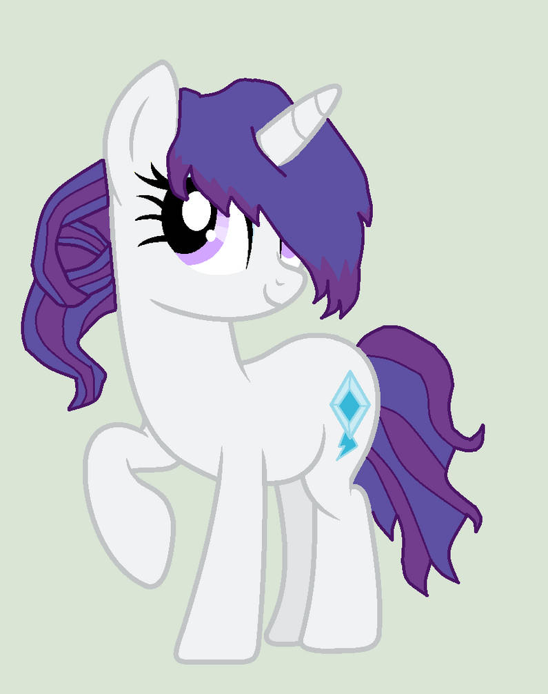 MLP Redesign #6 Rarity by DuskBelle2310 on DeviantArt