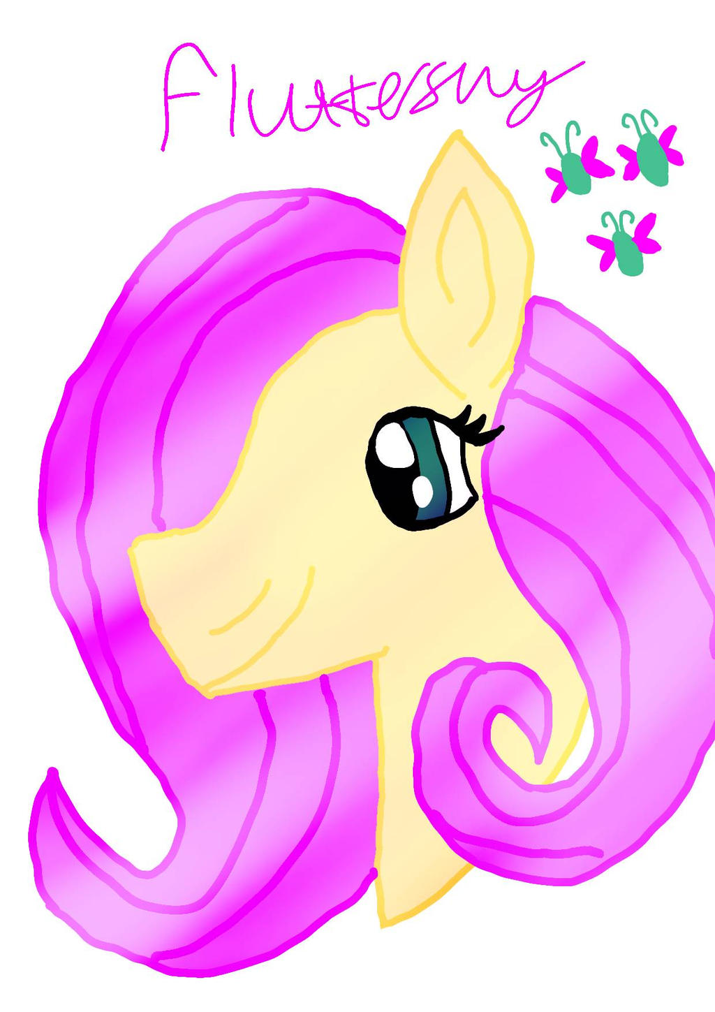 Fluttershy Fanart by DuskBelle2310 on DeviantArt