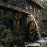 The Torrent's water wheel
