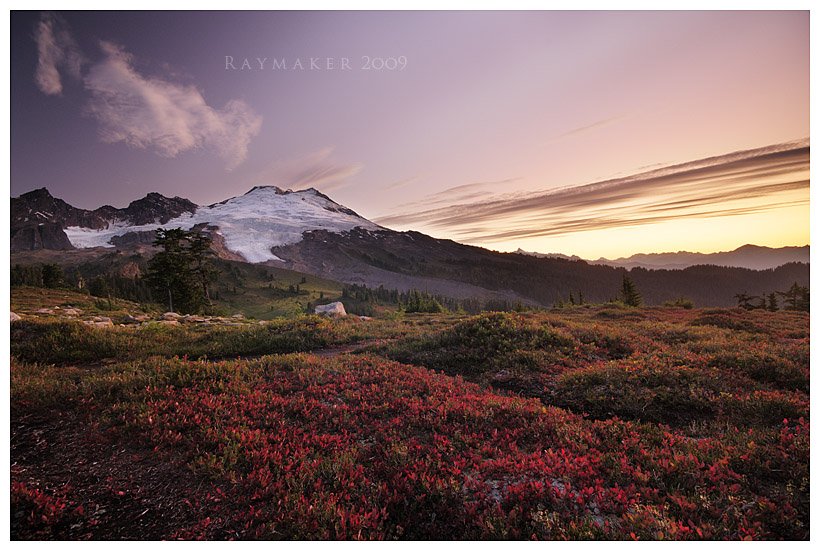 Dawn on Mt. Baker